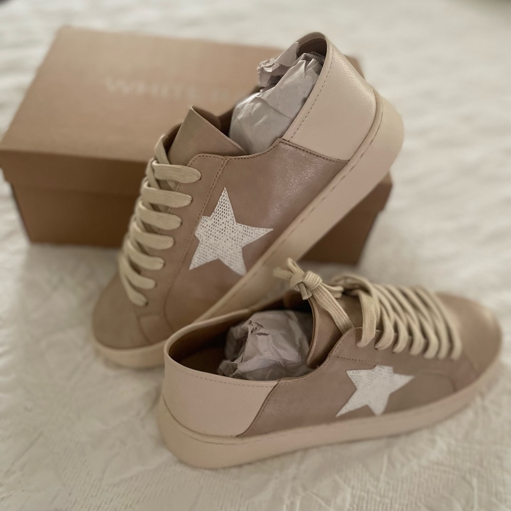 White raven sneakers never worn